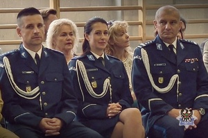 Na zdjęciu uczestnicy inauguracji roku szkolnego.