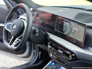 Na zdjęciu nowy radiowóz policji BMW