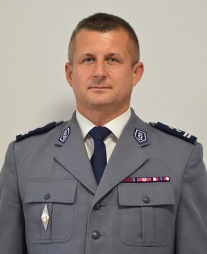 Na zdjęciu mł. insp. Mariusz Kucharczyk