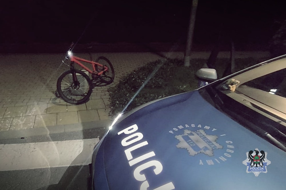 Policja zatrzymała dwóch nietrzeźwych rowerzystów w Wałbrzychu