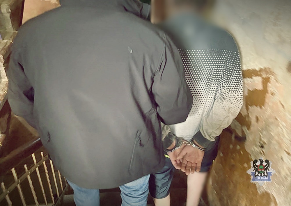 Policja z Wałbrzycha zatrzymała czterech poszukiwanych mężczyzn